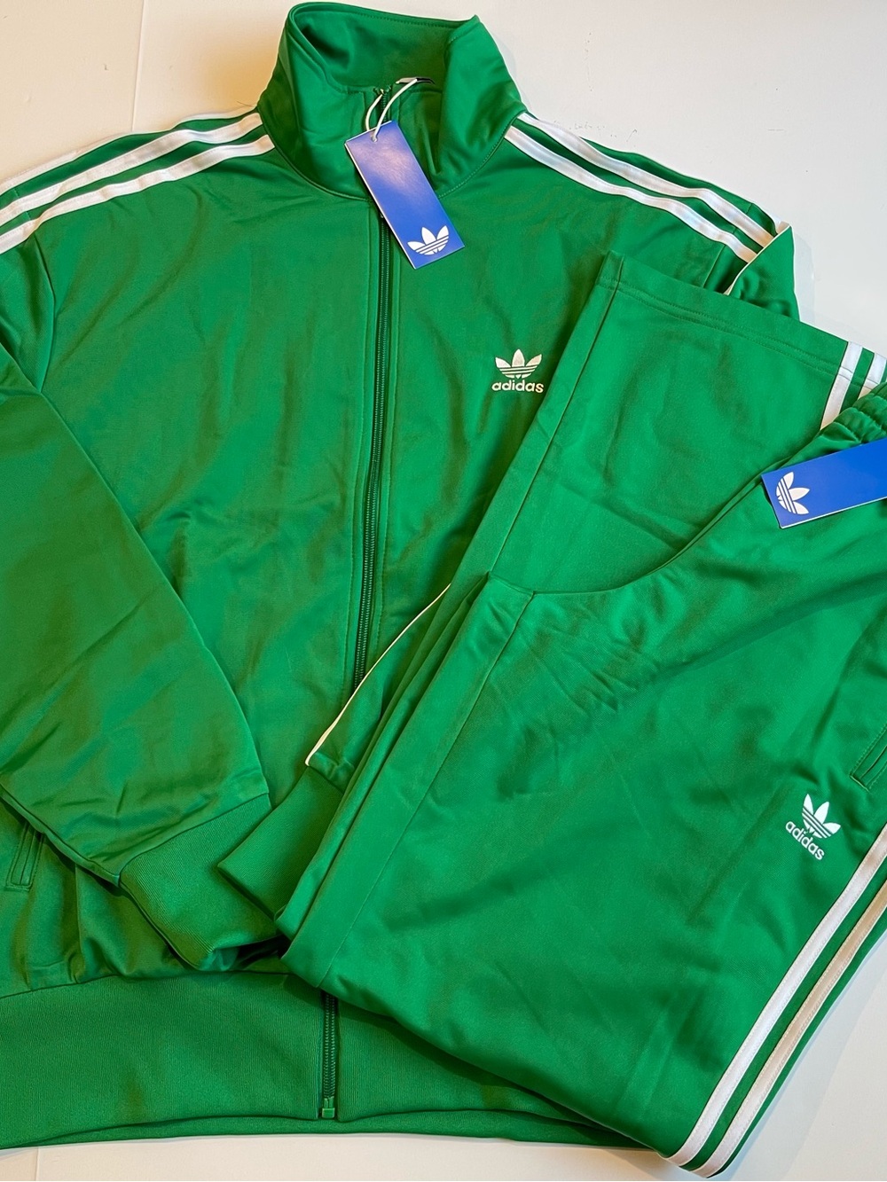 Adidas Originals Firebird Track Suit Jacket & Pants Green